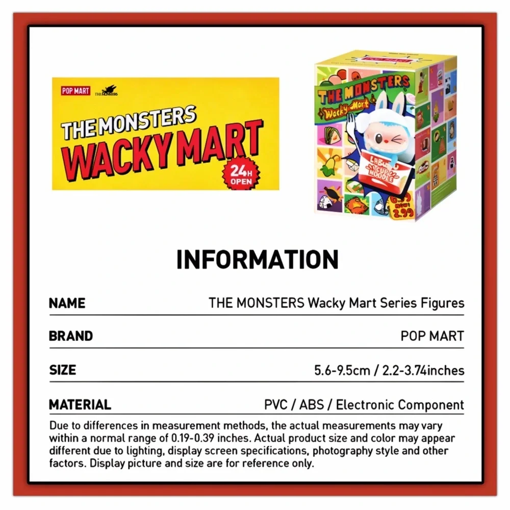 Pop Mart The Monsters Wacky Mart Series Grilled Sausage Figurine